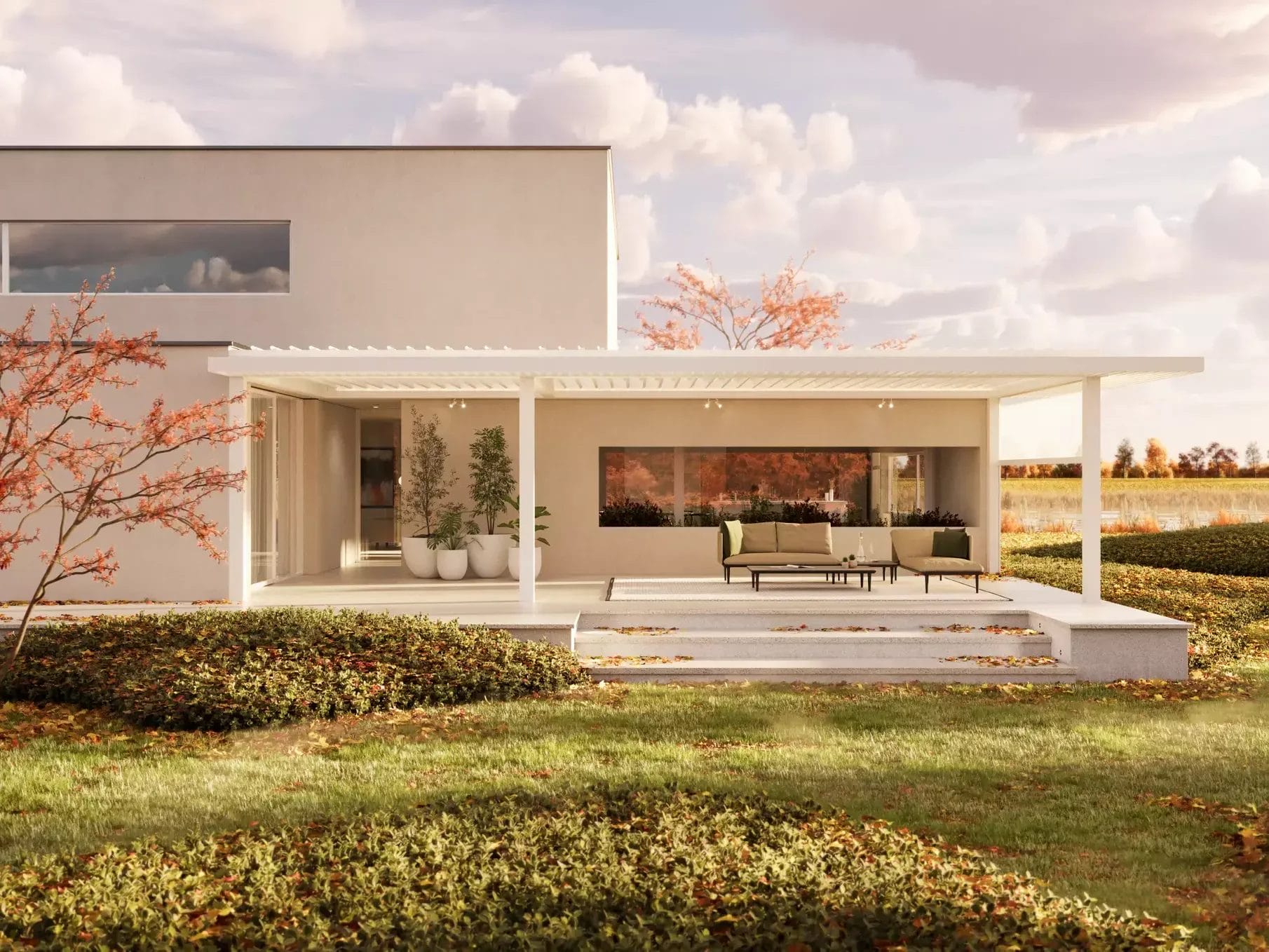 Renson Amani architecturale en design terrasoverkapping