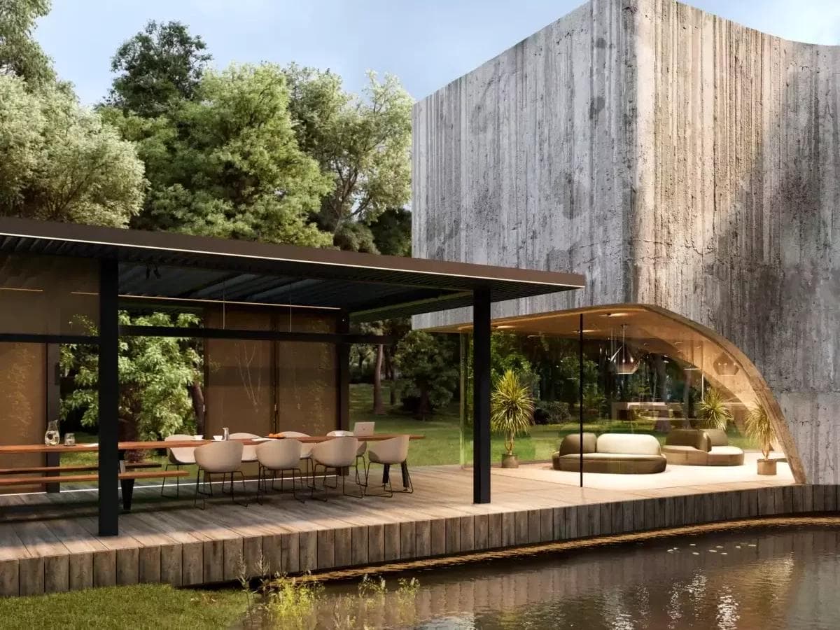 Renson Amani architecturale en design terrasoverkapping