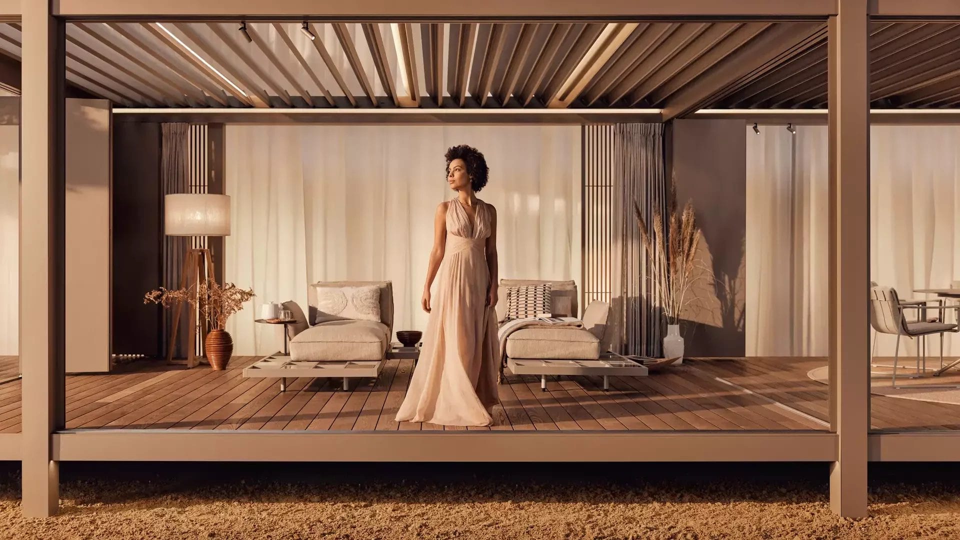 Renson Amani architecturale en design terrasoverkapping