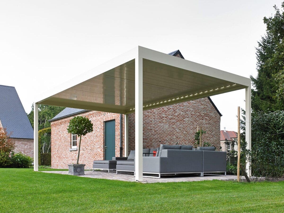 Renson Algarve terrasoverkapping met lamellendak