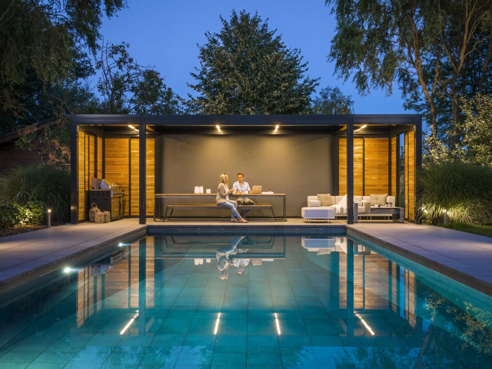 Renson Camargue terrasoverkapping met lamellendak