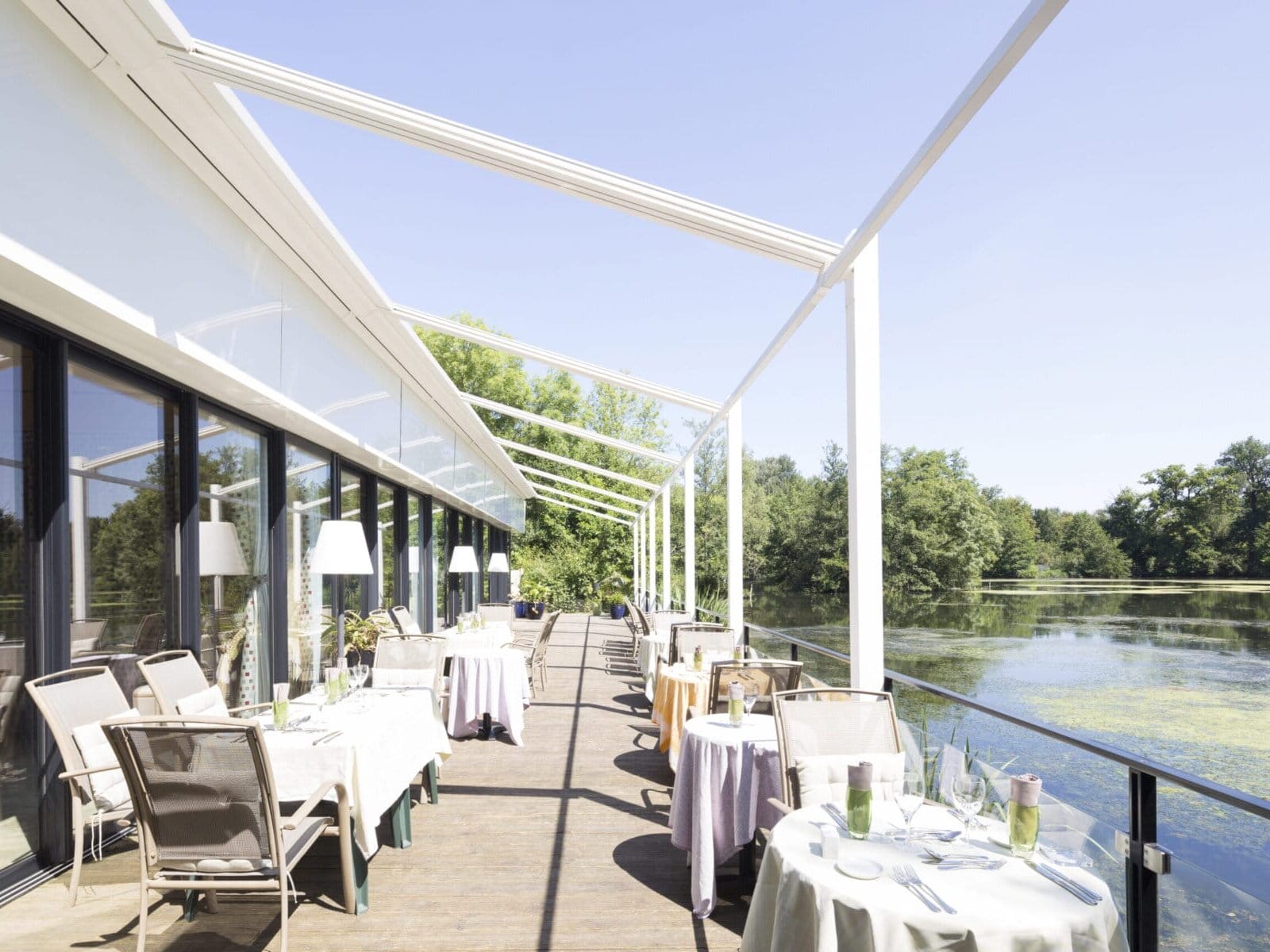 Renson Lapure terrasoverkapping met doek