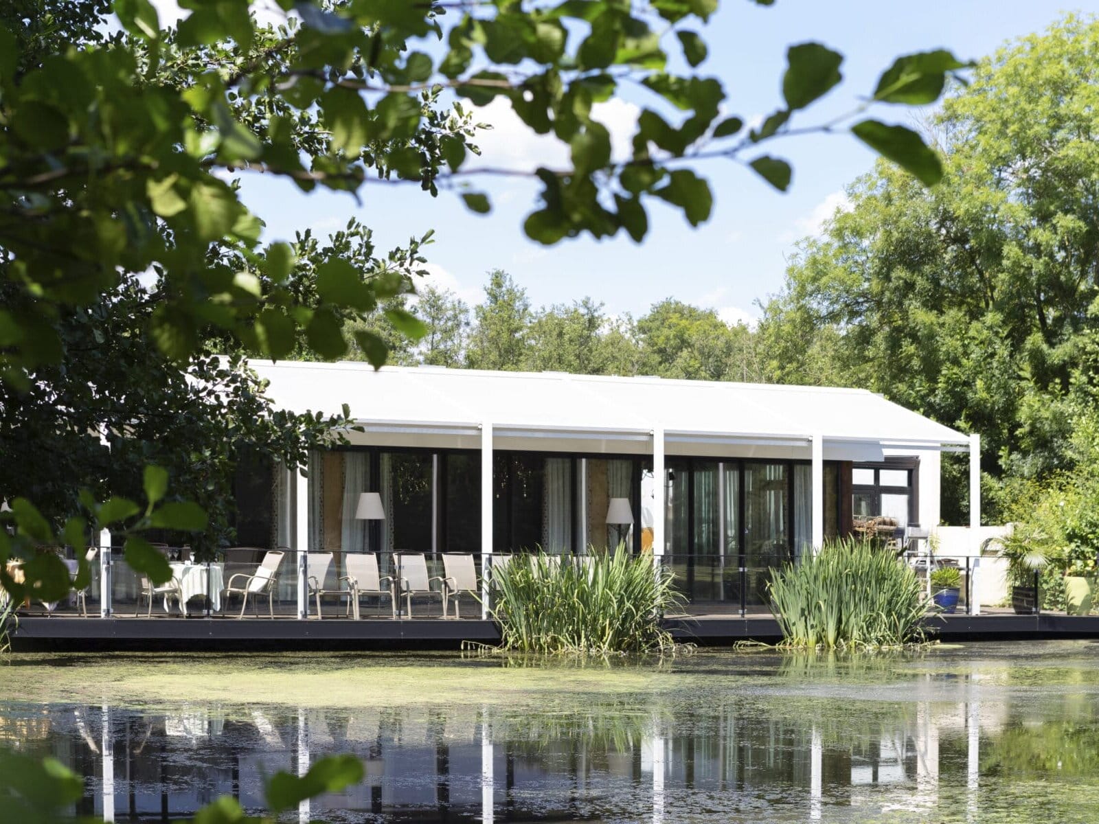 Renson Lapure terrasoverkapping met doek